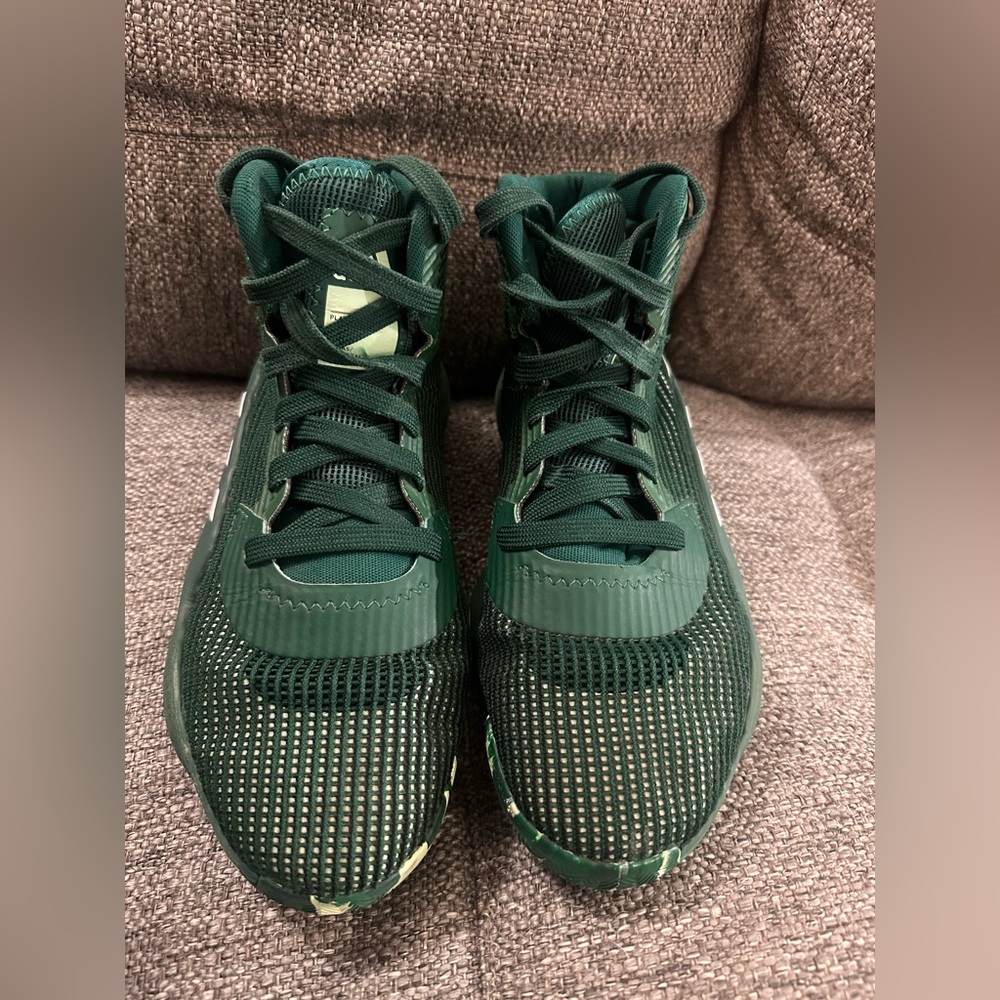 Adidas Pro Bounce 2018 Green Basketball Shoes Men’s size 7 Team Dark Green